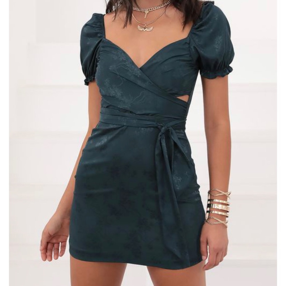 Green Lucy in the Sky Homecoming Dress